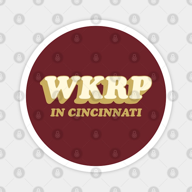 WKRP in Cincinnati Bronze Magnet by Sayang Anak